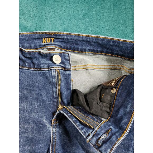 Kut From The Kloth Jeans Size 4 Petite Womens Blue Pants Denim Boyfriend - Picture 5 of 13
